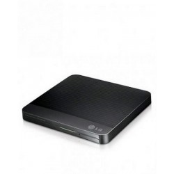 LG Slim Portable USB 2.0 External DVD+/- RW Drive - Black